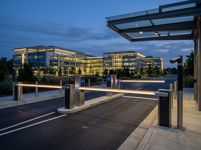 Cyberpark Commercial Access Control Barrier Checkpoint