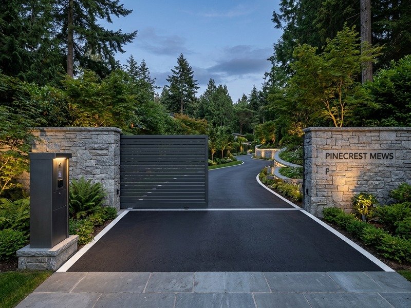 Skyline Enclave Cantilever Sliding Gate Automation